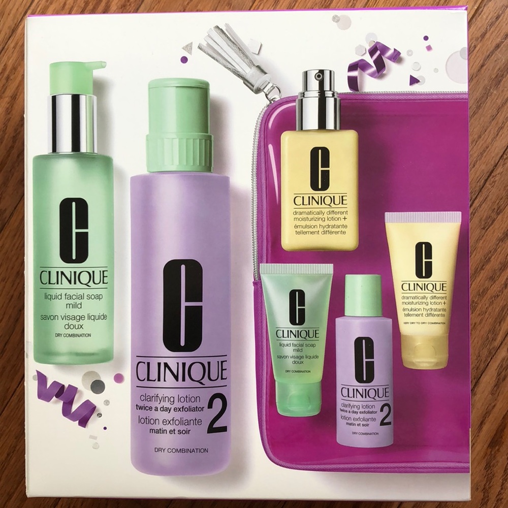 Clinique skin care gift set